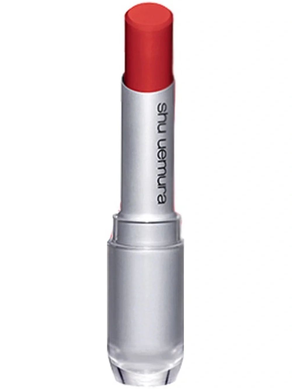 Shu Uemura DISCONTINUED rouge unlimited satin lipstick RD144 red hydrating matte